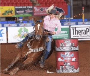 Charmin N Rockin in the finals of the BFA Futurity!