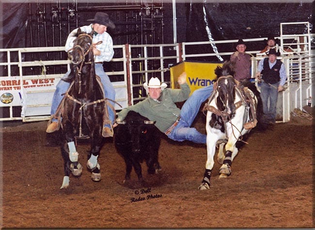 Son of Raise Your Rocket steer wrestling